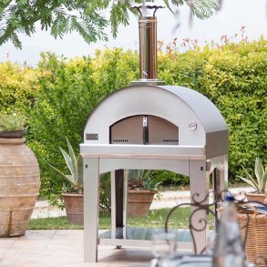 Stenovn / Pizzaovn Stål Brændefyret